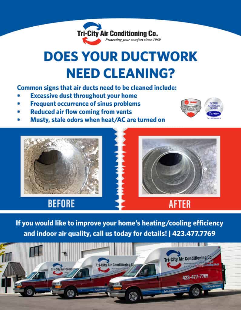 Professional duct cleaning companies, such as Tri-City Air Conditioning, utilize specialized equipment and techniques to execute thorough duct cleaning